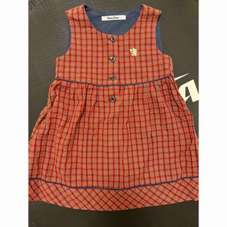 familiar - familiar ファミリア ワンピース 完売 90 美品 familiar - familiar ファミリア ワンピース 完売 90 美品
