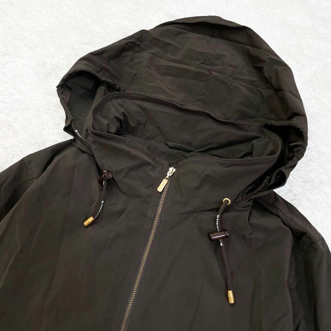 BURBERRY - BURBERRYバーバリー モッズコート 茶系 金ボタン BURBERRY - BURBERRYバーバリー モッズコート 茶系 金ボタン