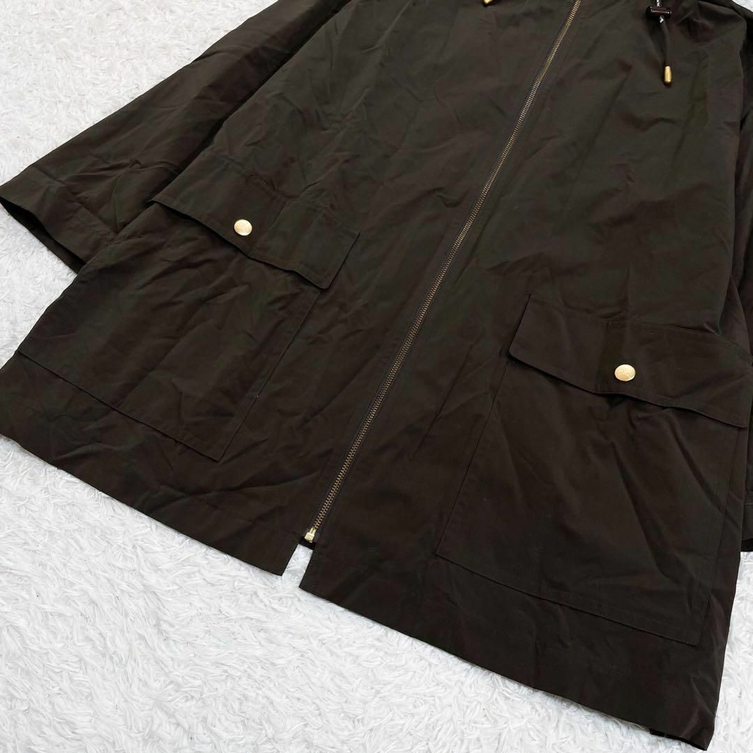 BURBERRY - BURBERRYバーバリー モッズコート 茶系 金ボタン BURBERRY - BURBERRYバーバリー モッズコート 茶系 金ボタン