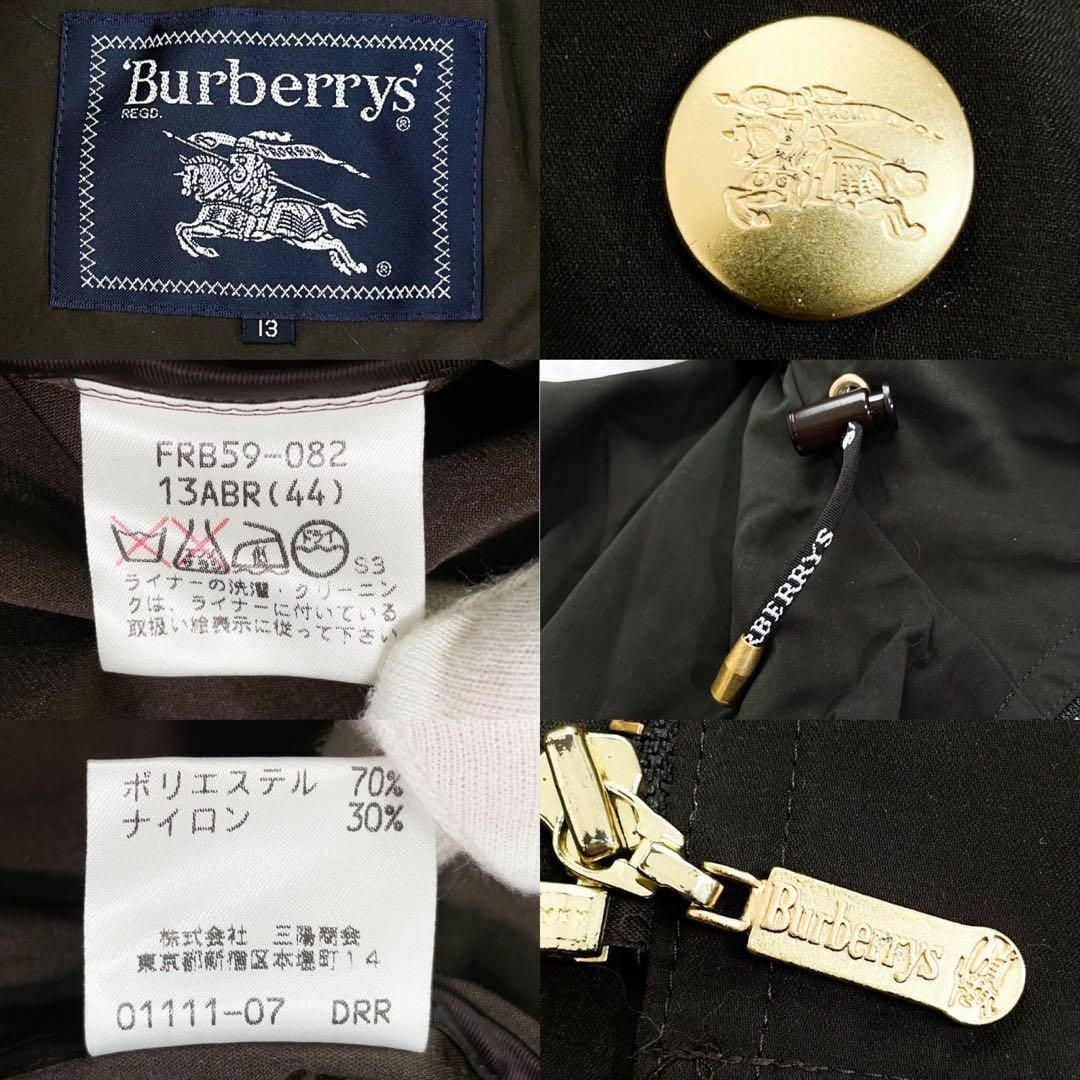 BURBERRY - BURBERRYバーバリー モッズコート 茶系 金ボタン BURBERRY - BURBERRYバーバリー モッズコート 茶系 金ボタン