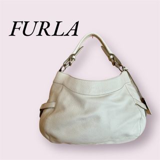 FURLA - FURLA 巾着 レザー デニム ハンドバッグ 8813の通販 by FURLA - FURLA 巾着 レザー デニム ハンドバッグ 8813の通販 by