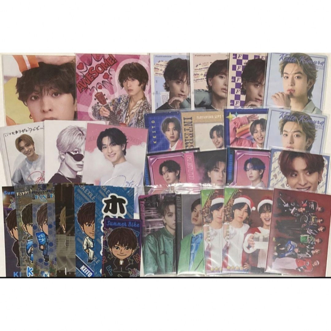 FANTASTICS from EXILE TRIBE(ファンタスティックスフロムエグザイルトライブ)のFANTASTICS 木村慧人 フォトカード ブロマイド 千社札 ステッカー エンタメ/ホビーのタレントグッズ(ミュージシャン)の商品写真