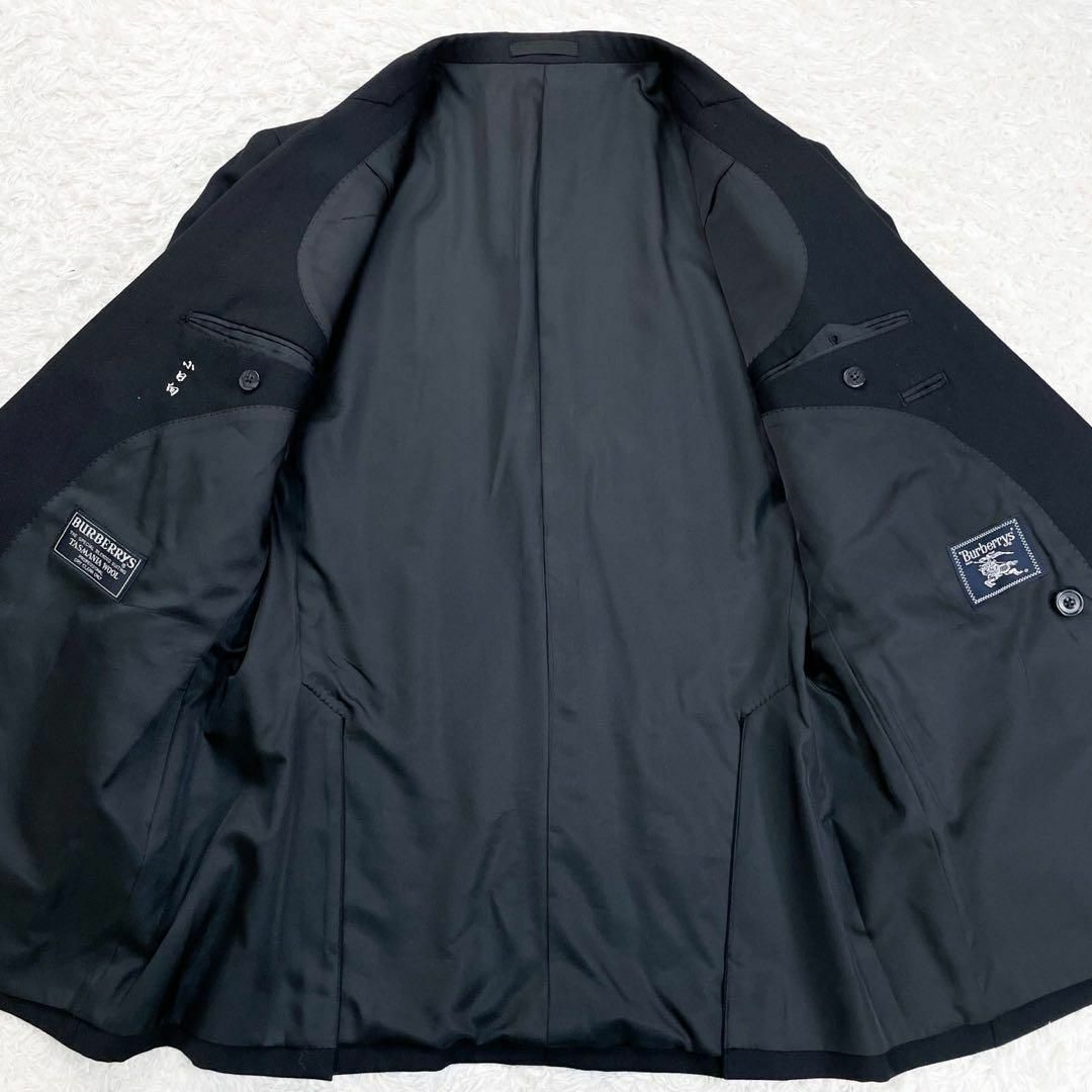 BURBERRY - 【美品】バーバリー 紺ブレ ロゴボタン テーラード BURBERRY - 【美品】バーバリー 紺ブレ ロゴボタン テーラード
