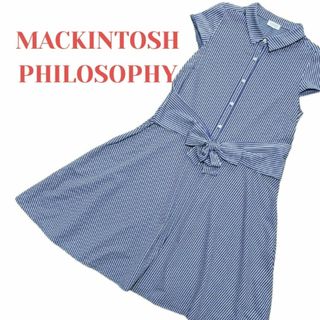 マッキントッシュフィロソフィー ツイードスカートドッキング