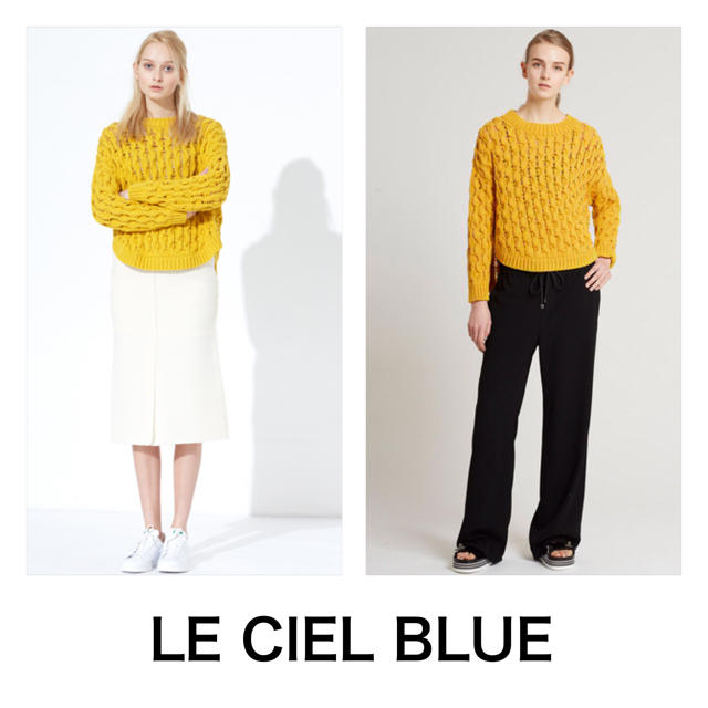 LE CIEL BLEU(ルシェルブルー)の新品✨LE CIEL BLUE💛鮮やかざっくりニット💛 レディースのトップス(ニット/セーター)の商品写真