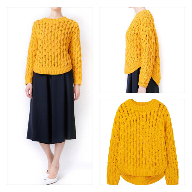 LE CIEL BLEU(ルシェルブルー)の新品✨LE CIEL BLUE💛鮮やかざっくりニット💛 レディースのトップス(ニット/セーター)の商品写真