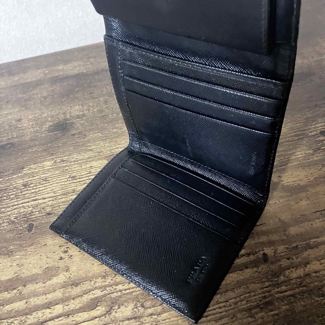 PRADA - PRADA トライアルブランドタグ 三つ折り財布 ウォレット PRADA - PRADA トライアルブランドタグ 三つ折り財布 ウォレット
