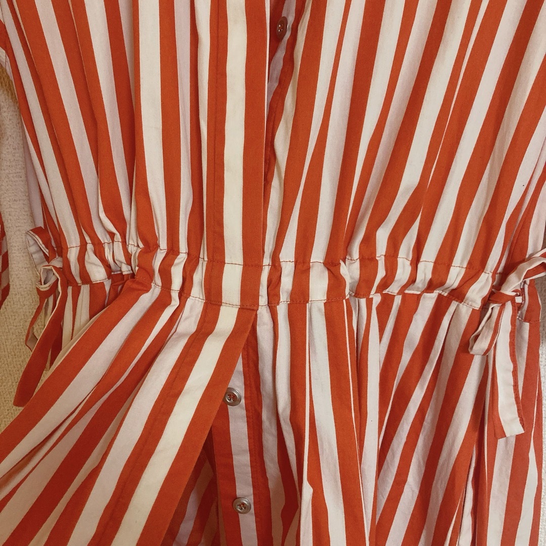marimekko - marimekko ストライプ柄 シャツワンピースの通販 by marimekko - marimekko ストライプ柄 シャツワンピースの通販 by
