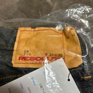 RESOLUTE - RESOLUTE リゾルト710 W30 L28 サイン入りの通販 by RESOLUTE - RESOLUTE リゾルト710 W30 L28 サイン入りの通販 by