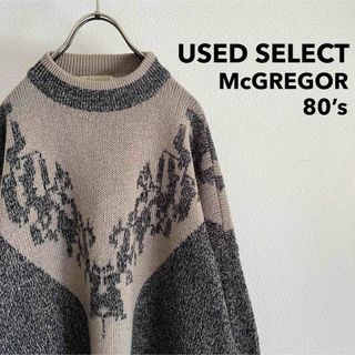 McGREGOR - 毛足長☆60s ヴィンテージモヘアセーター McGREGOR - 毛足長☆60s ヴィンテージモヘアセーター