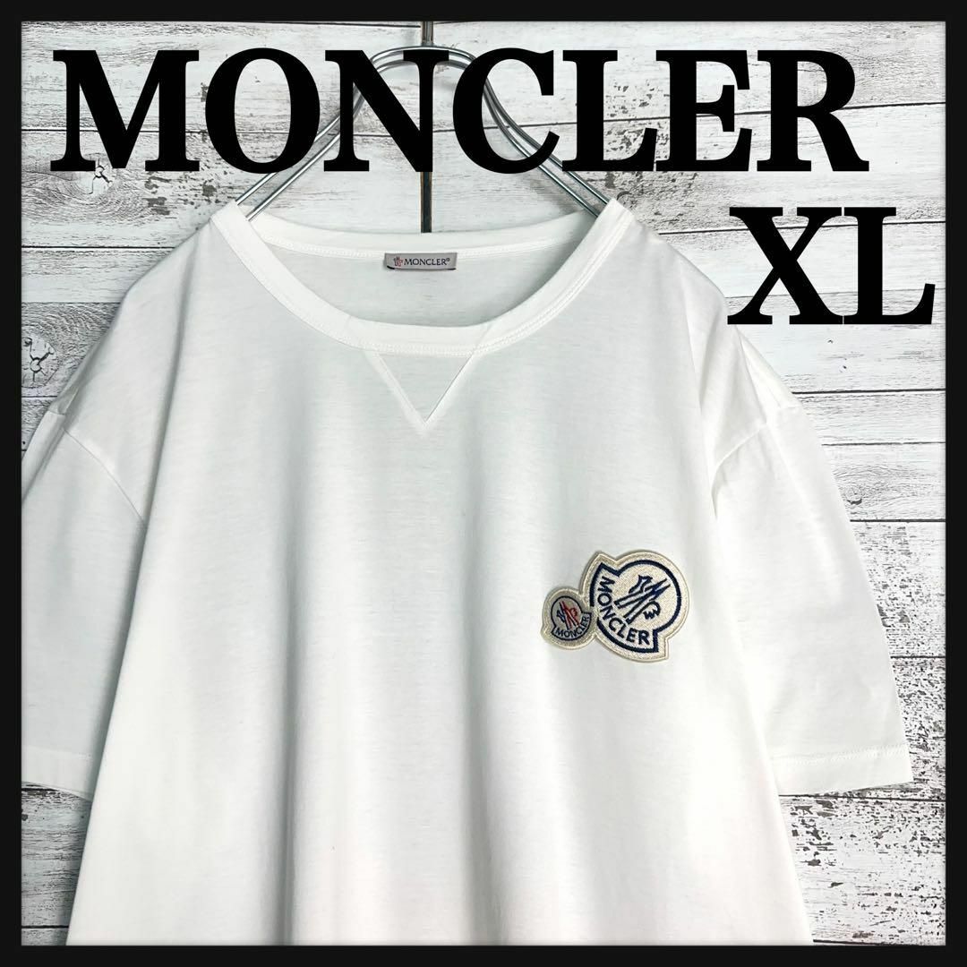 MONCLER - 10812【美品・希少XLサイズ】モンクレール☆刺繍QR MONCLER - 10812【美品・希少XLサイズ】モンクレール☆刺繍QR