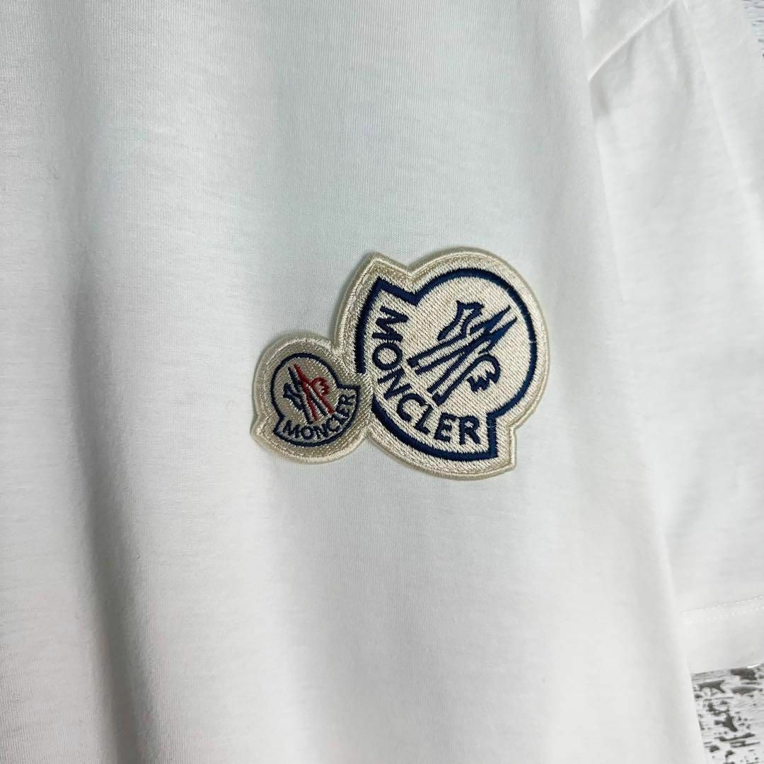 MONCLER - 10812【美品・希少XLサイズ】モンクレール☆刺繍QR MONCLER - 10812【美品・希少XLサイズ】モンクレール☆刺繍QR
