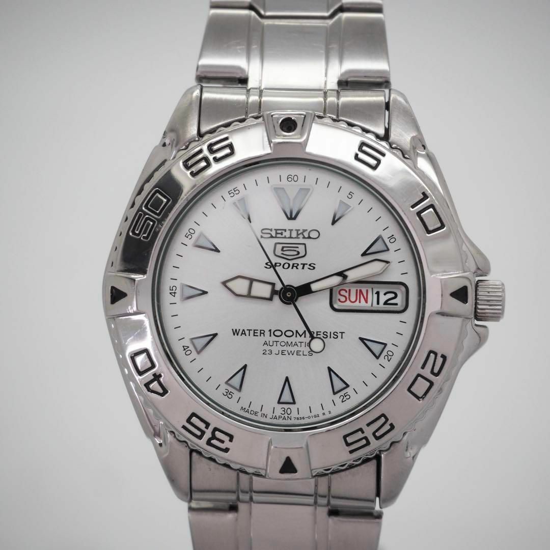 専用174 SEIKO セイコー5 ダイバーウォッチ メンズ 自動巻き シルバー 174 SEIKO セイコー5 ダイバーウォッチ メンズ 自動巻き シルバー
