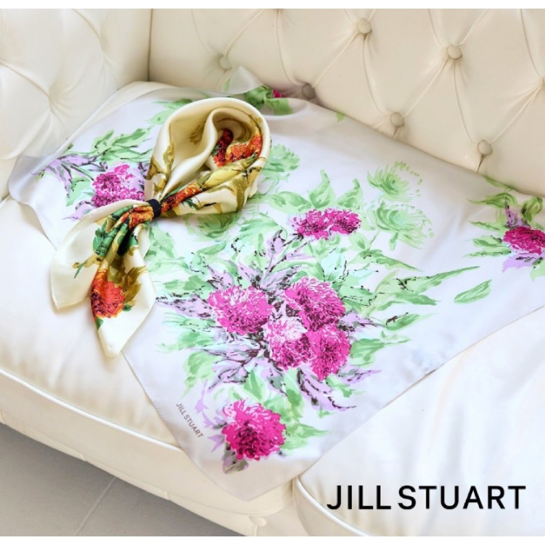 ☆JILLSTUART(ジルスチュアート)☆シルク スカーフ 全3色 JILLSTUART ジルスチュアート シルクスカーフ