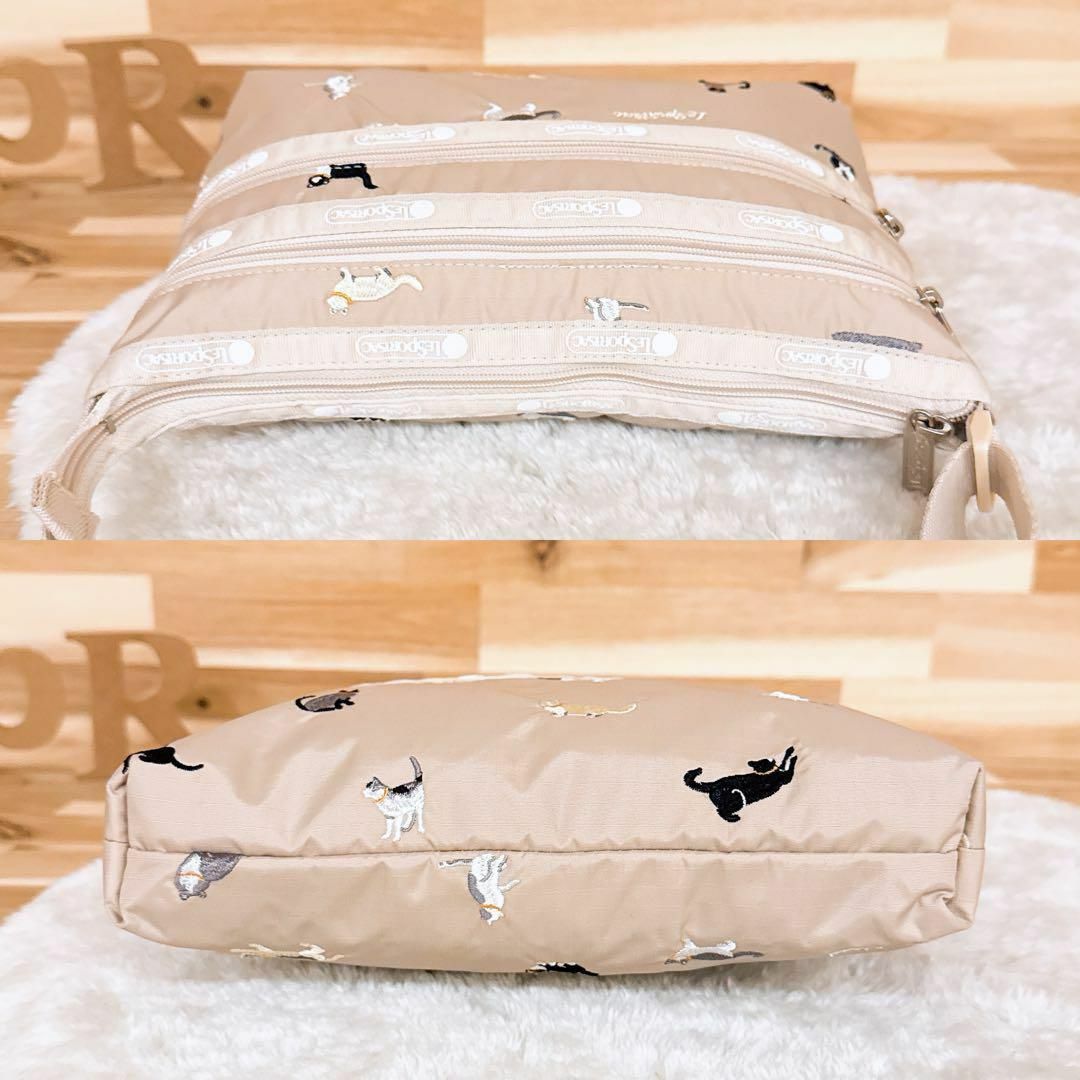 LeSportsac - 【レスポートサック】キャット猫ネコ 刺繍 LeSportsac - 【レスポートサック】キャット猫ネコ 刺繍