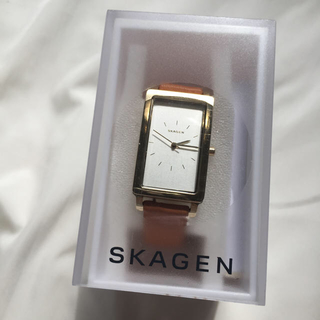 スカーゲン(SKAGEN)のひまこ様専用  新品 SKAGEN スカーゲン ゴールド ベージュ(腕時計)