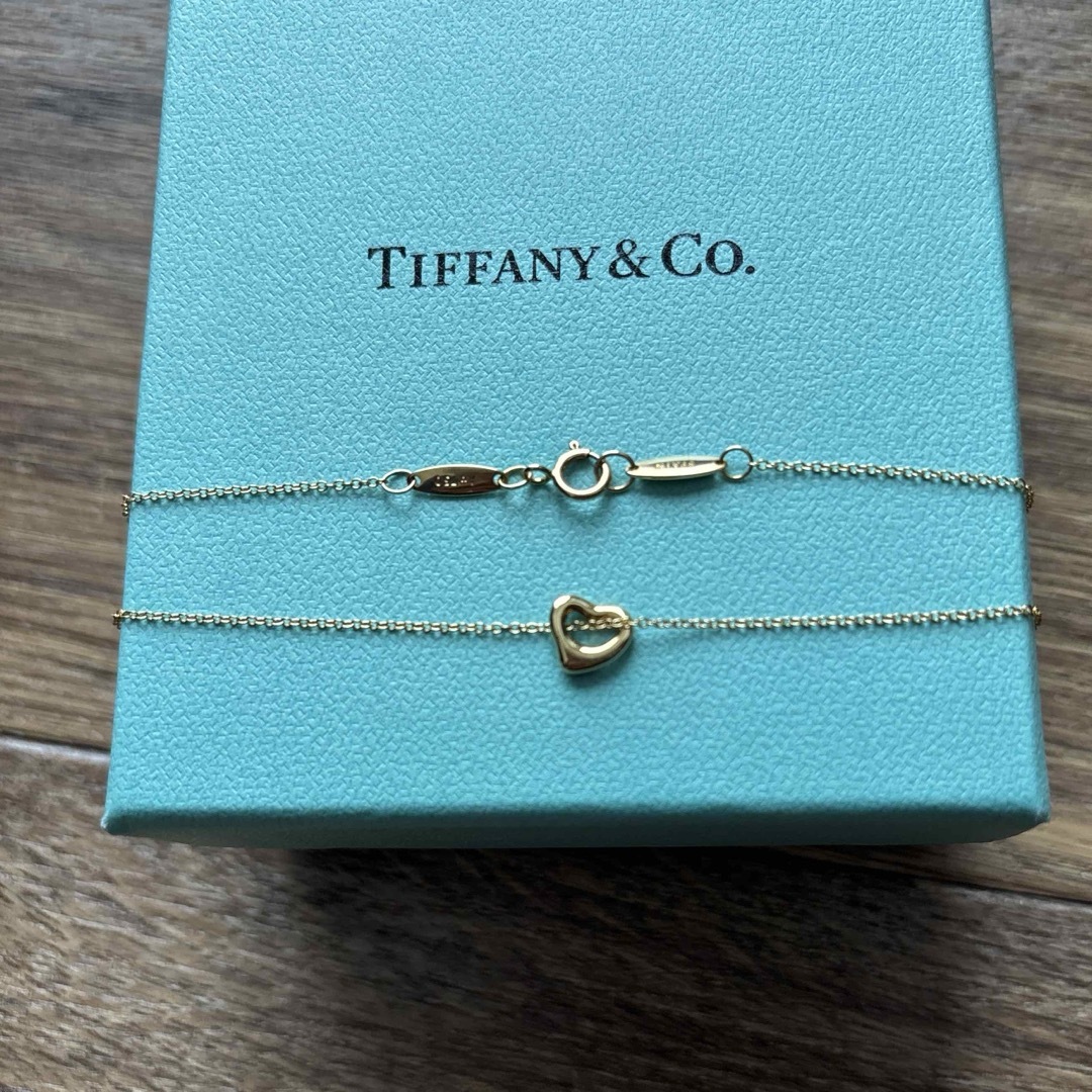 Tiffany & Co. - ティファニー オープンハートミニYG Au750の Tiffany & Co. - ティファニー オープンハートミニYG Au750の