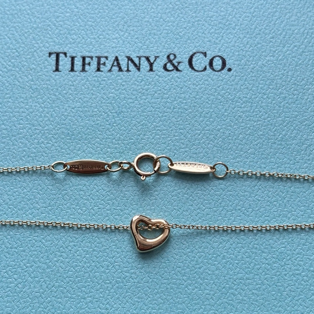 Tiffany & Co. - ティファニー オープンハートミニYG Au750の Tiffany & Co. - ティファニー オープンハートミニYG Au750の