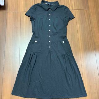 BURBERRY - 美品✨バーバリーロンドン シルク混 膝丈ワンピース BURBERRY - 美品✨バーバリーロンドン シルク混 膝丈ワンピース