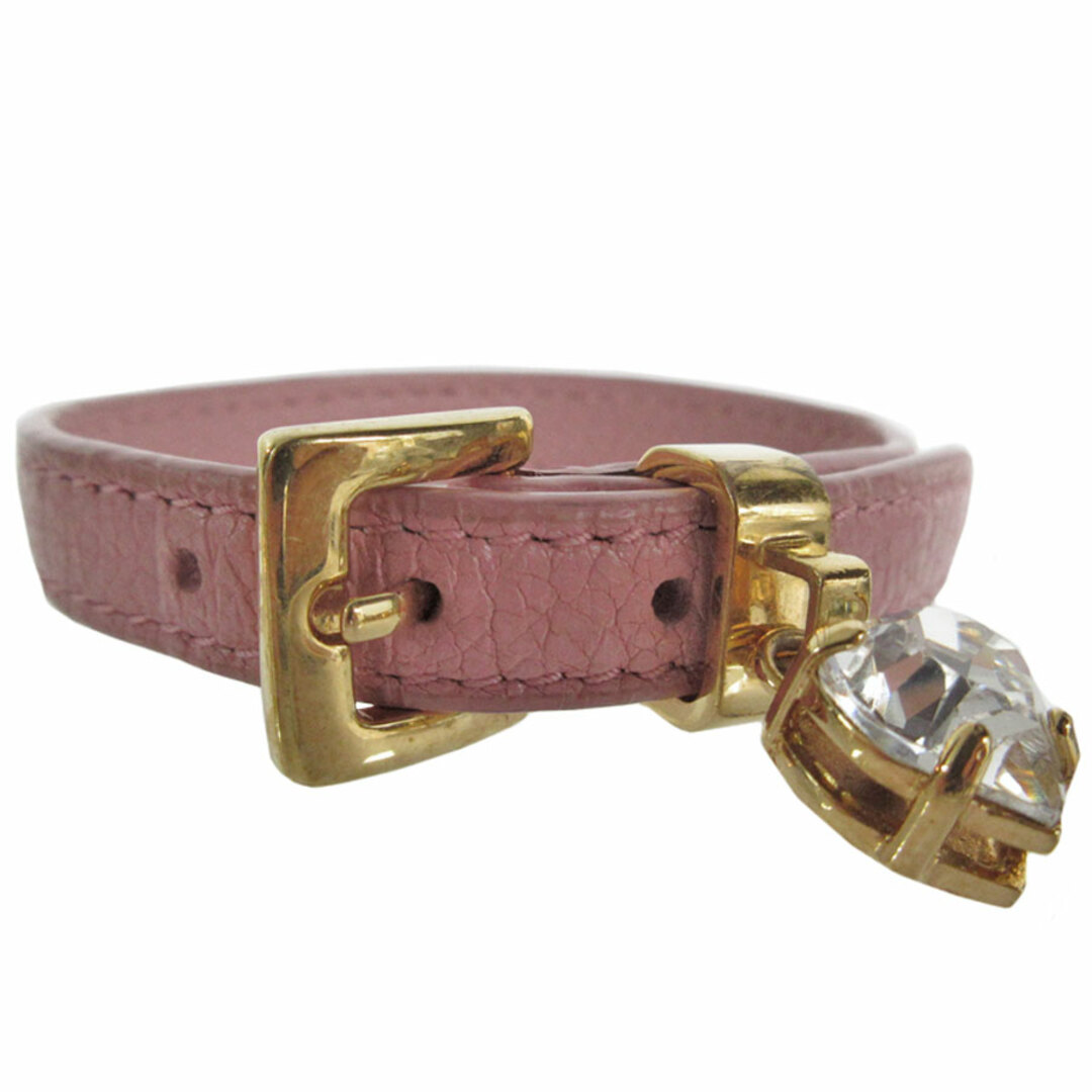 MIU MIU - ミュウミュウ MIUMIU ブレスレット レザー/メタル MIU MIU - ミュウミュウ MIUMIU ブレスレット レザー/メタル