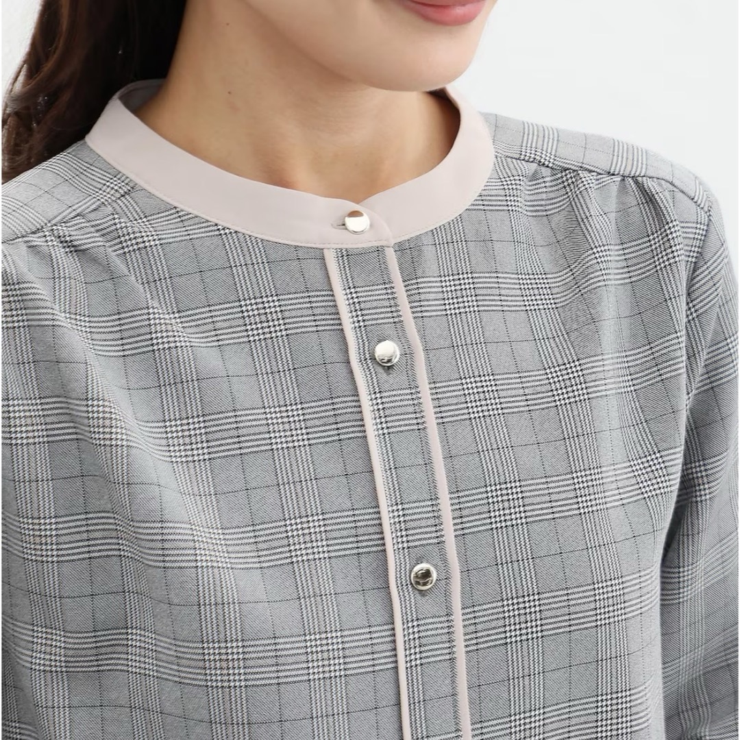 GLACIER(グラシア)の【美品】チェック柄ブラウス　ハニーズ レディースのトップス(シャツ/ブラウス(長袖/七分))の商品写真