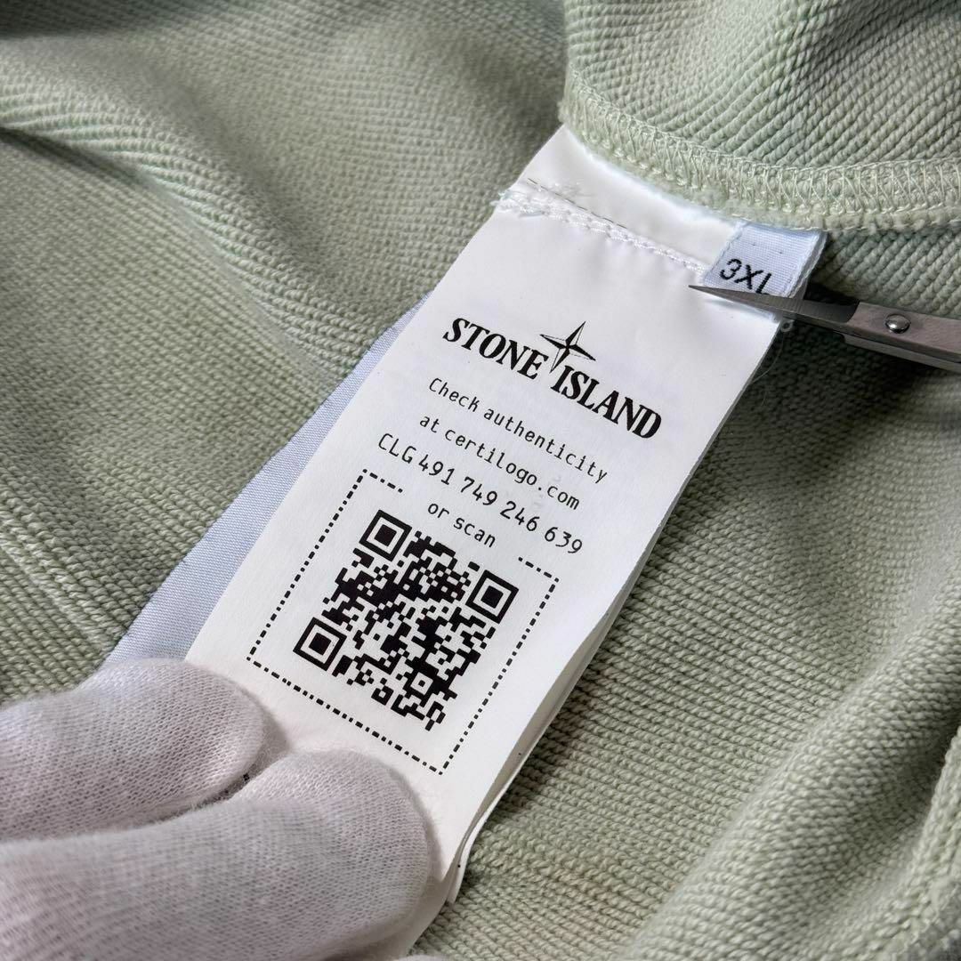 STONE ISLAND - 【定価5.8万】STONEISLAND スウェット セージ STONE ISLAND - 【定価5.8万】STONEISLAND スウェット セージ