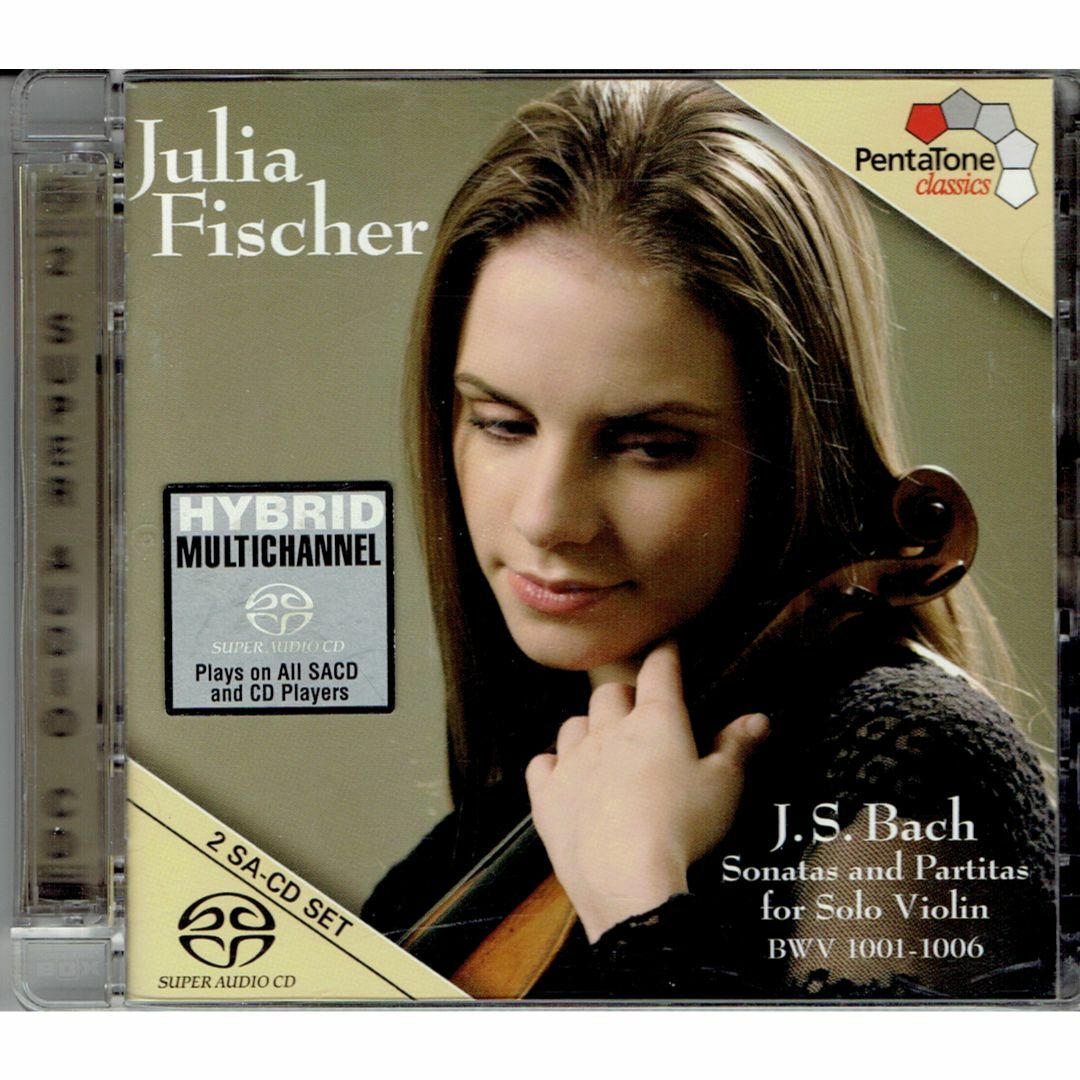 ユリア・フィッシャー／J.S.Bach無伴奏ヴァイオリン（2-SACD）の