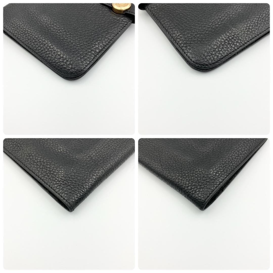 HERMES - ✨HERMES✨ドゴン ブラック ⬜︎D刻 コインケース付き HERMES - ✨HERMES✨ドゴン ブラック ⬜︎D刻 コインケース付き