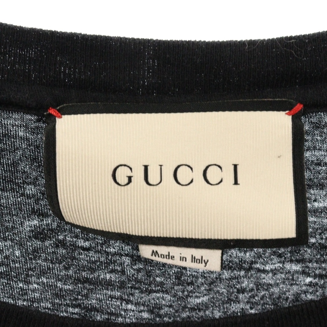 GUCCI - GUCCI グッチ ロゴ ウォッシュドオーバーサイズ Tシャツ GUCCI - GUCCI グッチ ロゴ ウォッシュドオーバーサイズ Tシャツ