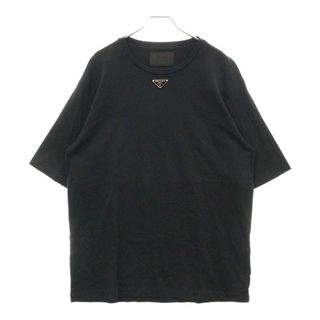 PRADA - PRADA プラダ 23SS Cotton Short Sleeves Logo Tee 三角 PRADA - PRADA プラダ 23SS Cotton Short Sleeves Logo Tee 三角