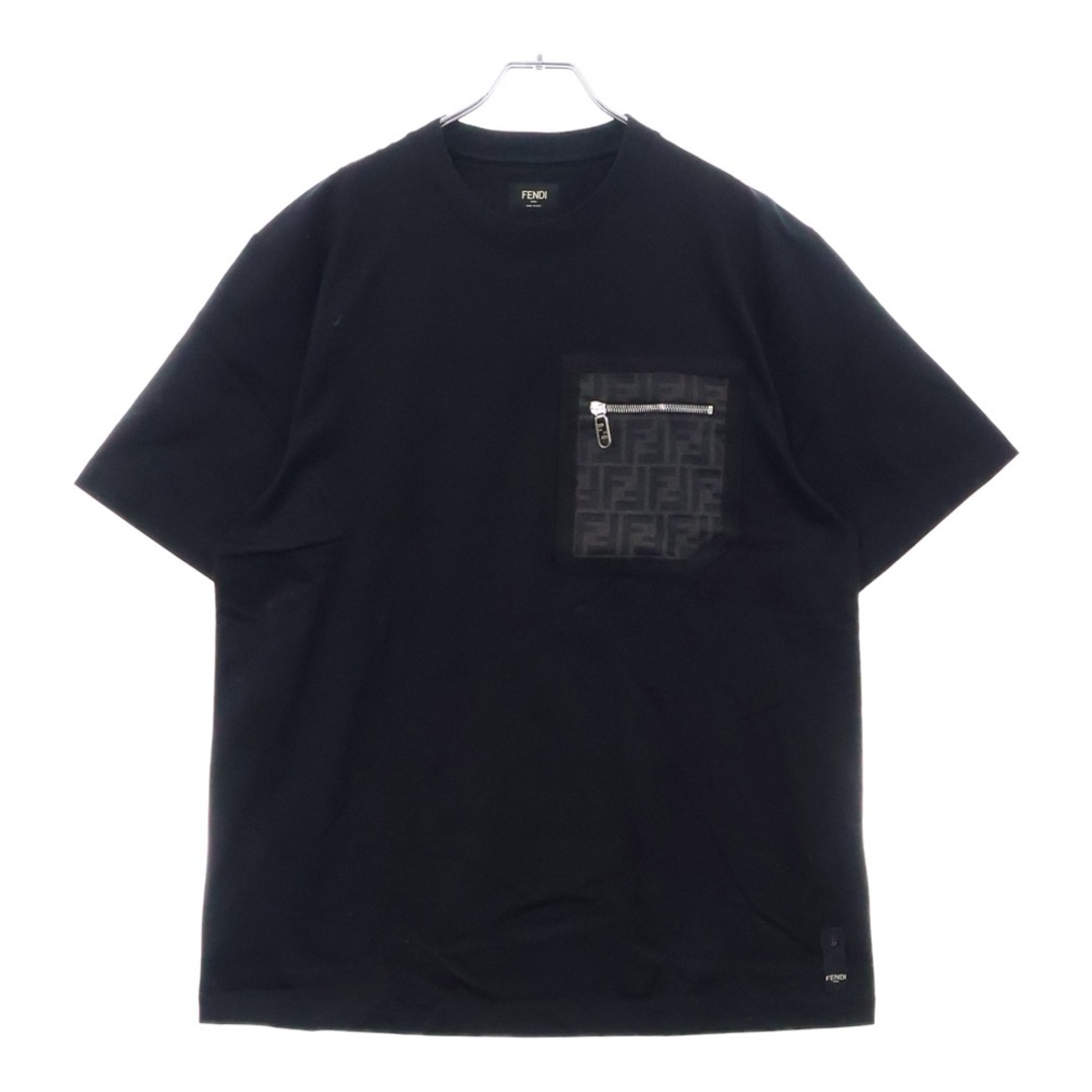 FENDI - FENDI フェンディ ズッカ柄フロントポケット クルー FENDI - FENDI フェンディ ズッカ柄フロントポケット クルー