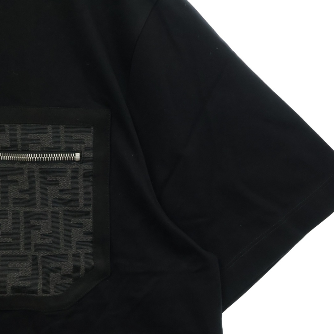 FENDI - FENDI フェンディ ズッカ柄フロントポケット クルー FENDI - FENDI フェンディ ズッカ柄フロントポケット クルー