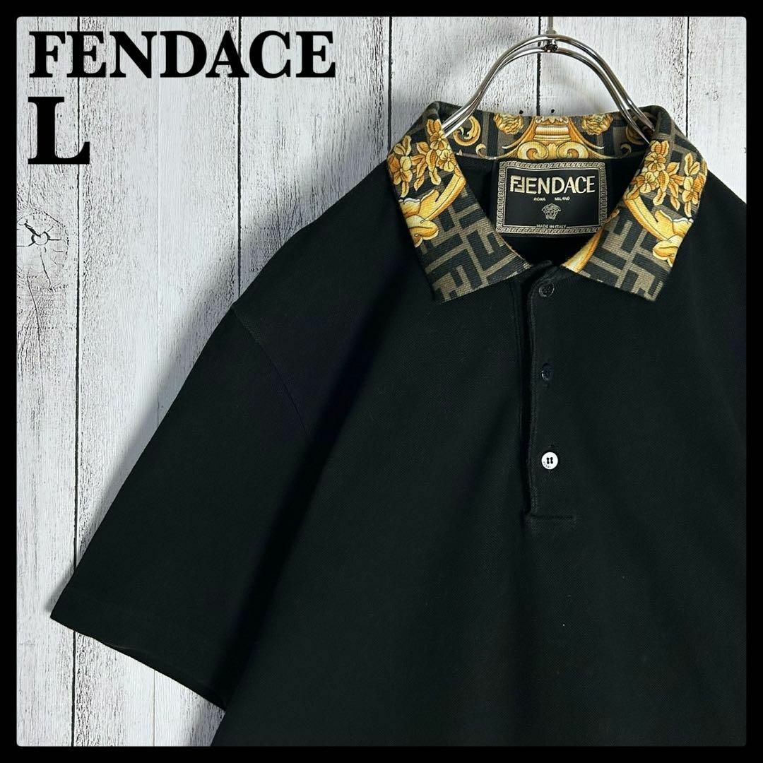 FENDI - 【コラボ】フェンダーチェ☆ズッカ切り替え半袖 FENDI - 【コラボ】フェンダーチェ☆ズッカ切り替え半袖