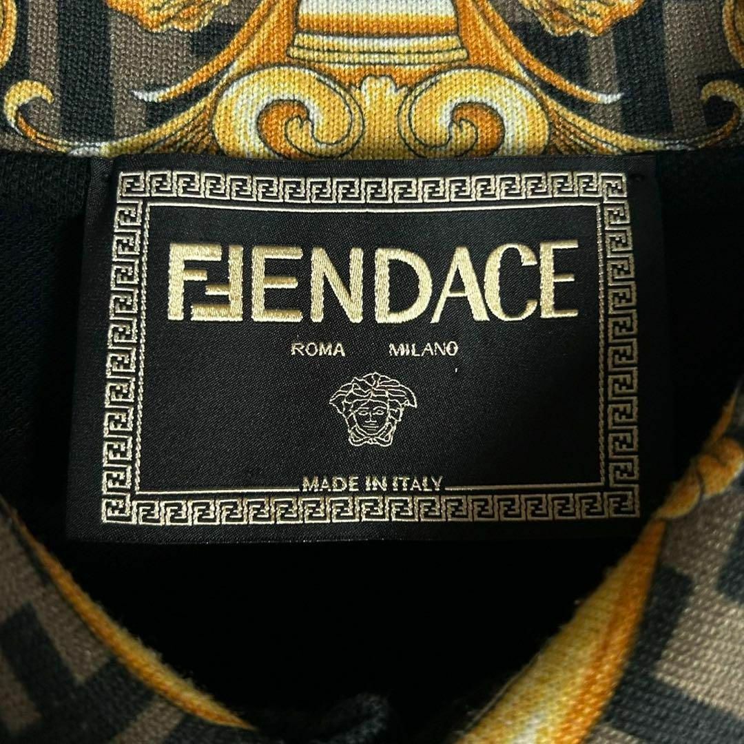 FENDI - 【コラボ】フェンダーチェ☆ズッカ切り替え半袖 FENDI - 【コラボ】フェンダーチェ☆ズッカ切り替え半袖