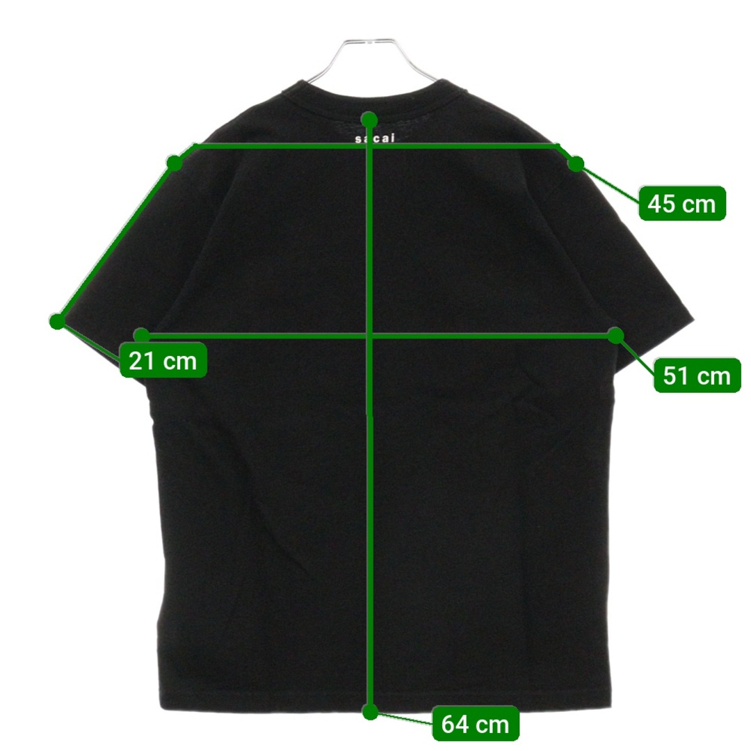 sacai - Sacai サカイ 21AW ×KAWZ Embroidery Tee カウズ エン sacai - Sacai サカイ 21AW ×KAWZ Embroidery Tee カウズ エン