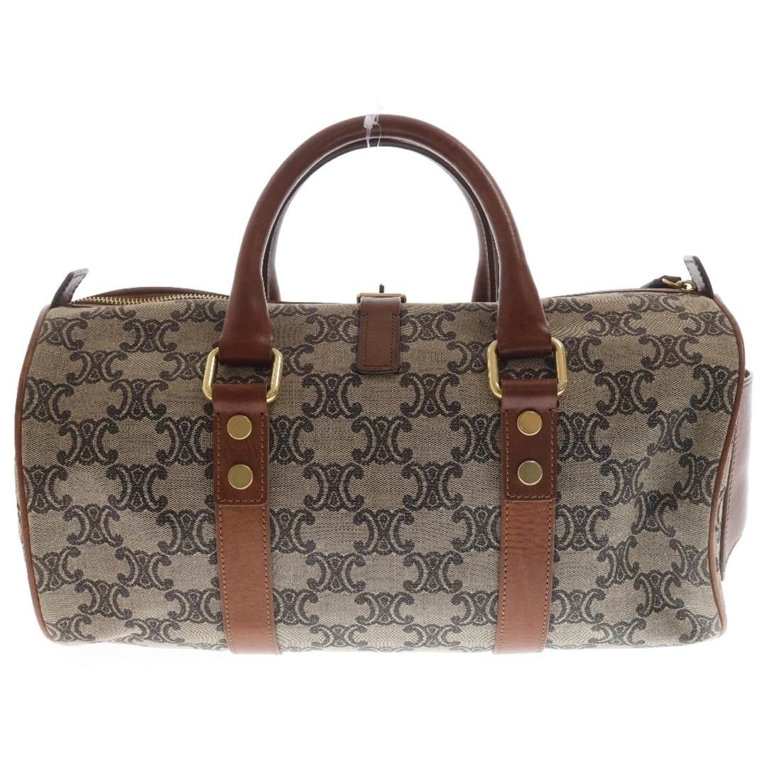 CELINE - CELINE セリーヌ マカダム柄 キャンバス ミニボストン CELINE - CELINE セリーヌ マカダム柄 キャンバス ミニボストン