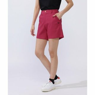 【ピンク】格子ジャガード ショートパンツ(その他)