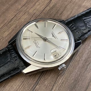 LONGINES - 稼働 LONGINES 腕時計 デイト グレー ラウンドL5 675 LONGINES - 稼働 LONGINES 腕時計 デイト グレー ラウンドL5 675