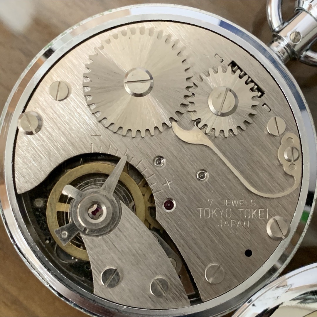 Tokyo Clock 7jewels 1/10 ストップウォッチ 手巻き式の通販 by