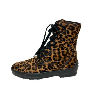 TOD'S - TOD'S(トッズ) ショートブーツ 35 レディース - ライト TOD'S - TOD'S(トッズ) ショートブーツ 35 レディース - ライト