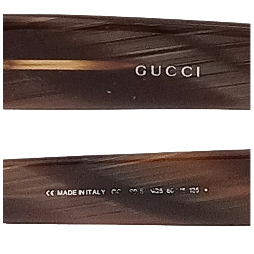 GUCCI - グッチ サングラス ブラウン ゴールド GG マイクロGG GUCCI - グッチ サングラス ブラウン ゴールド GG マイクロGG