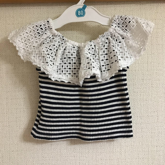 SNIDEL(スナイデル)の花様⋈*｡ﾟsnidel  girl   トップス   100cm キッズ/ベビー/マタニティのキッズ服女の子用(90cm~)(Tシャツ/カットソー)の商品写真