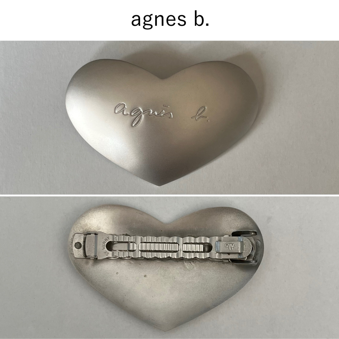agnes b. - agnes b. ハート型バレッタの通販 by 常識の範囲内で agnes b. - agnes b. ハート型バレッタの通販 by 常識の範囲内で