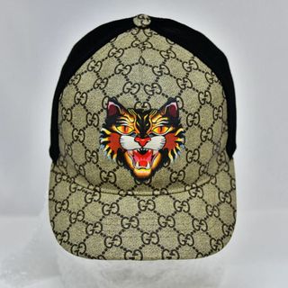 GUCCI - 新品 GUCCI グッチ キャップ NY ウールチェック 野球帽 GUCCI - 新品 GUCCI グッチ キャップ NY ウールチェック 野球帽