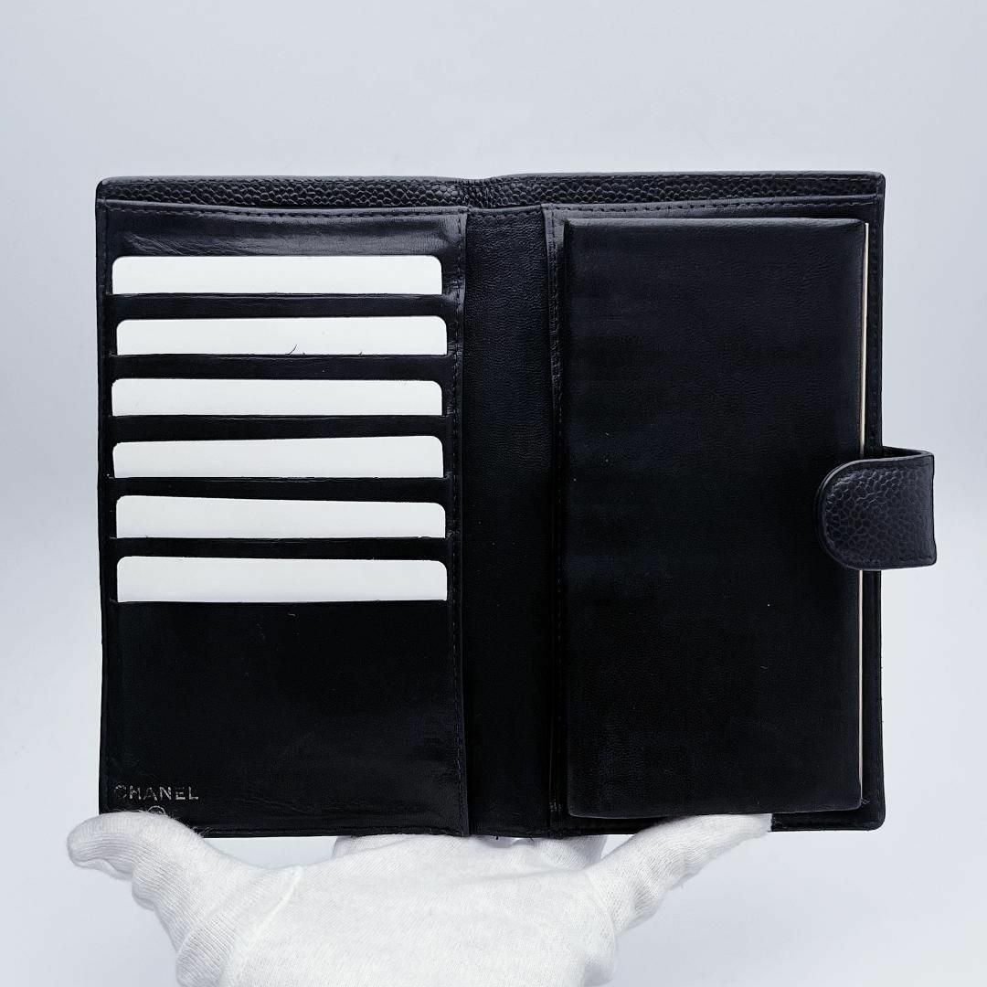 CHANEL - 本日限り!新品未使用 シャネル キャビアスキン がま口 CHANEL - 本日限り!新品未使用 シャネル キャビアスキン がま口