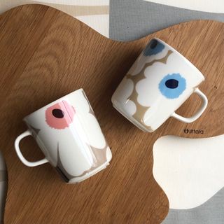 marimekko - 【限定品】マリメッコ ピンク ゴールド マグカップ marimekko - 【限定品】マリメッコ ピンク ゴールド マグカップ