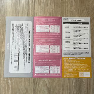 【yoshi 様 専用】株主優待(ボウリング場)