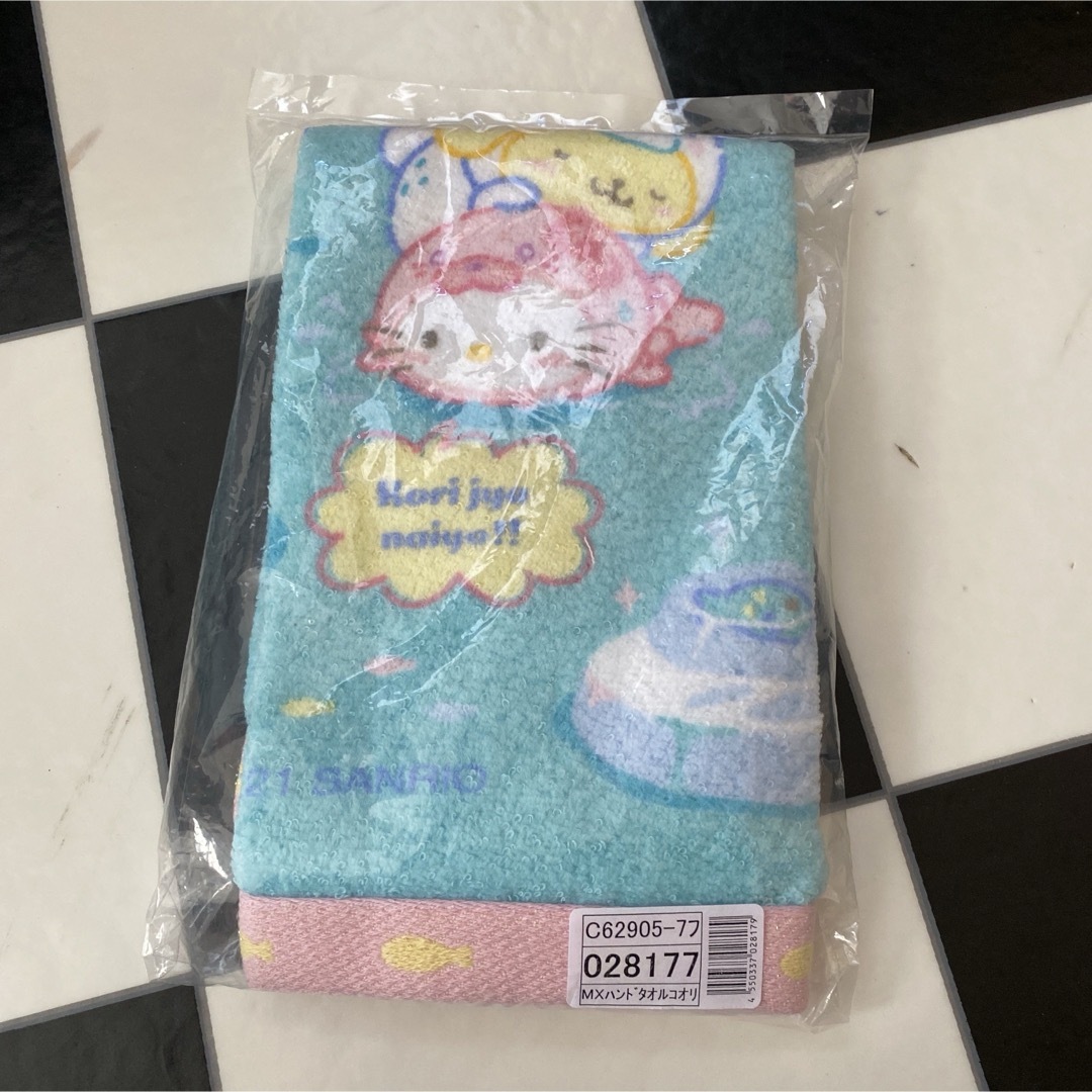 サンリオ 氷フレンズ マスコット バッグ タオル ポーチ