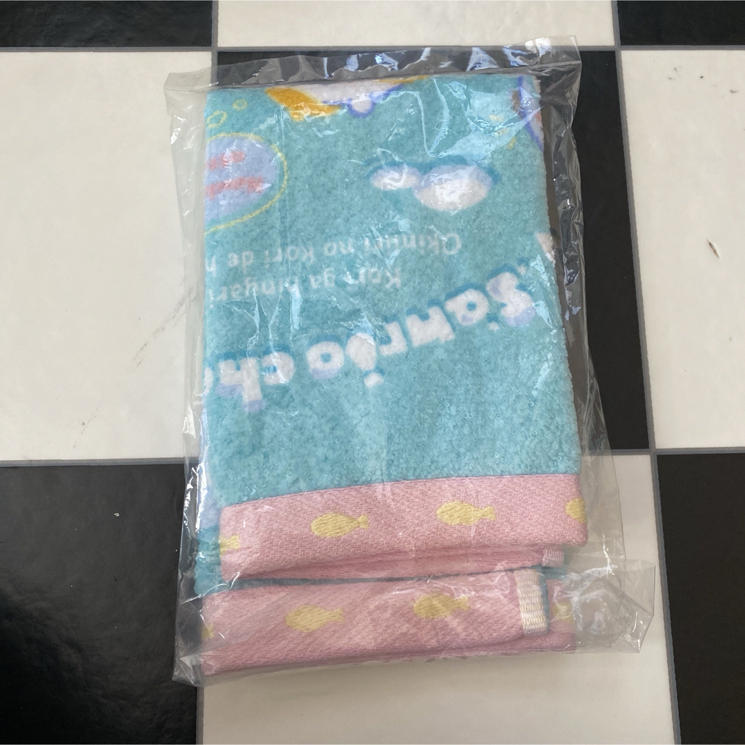 サンリオ 氷フレンズ マスコット バッグ タオル ポーチ