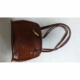 【極美品】Hiroko Koshino ハラコ 牛革 ハンドバッグ クロッシェミニバッグ／日本製 | HIROKO KOSHINO (Women